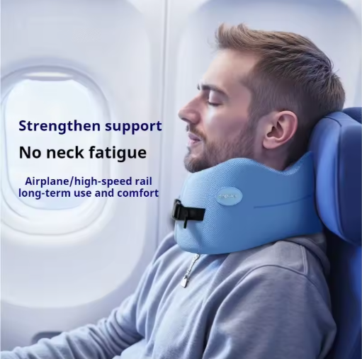 Memory Foam U-shaped Pillow Travel Neck Pillow